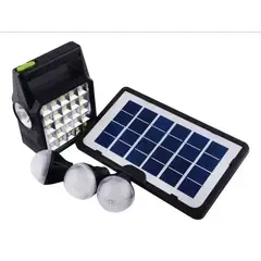 GENERICO - Kit Energía Solar Generador De Energía 3 Ampolletas Gd-105