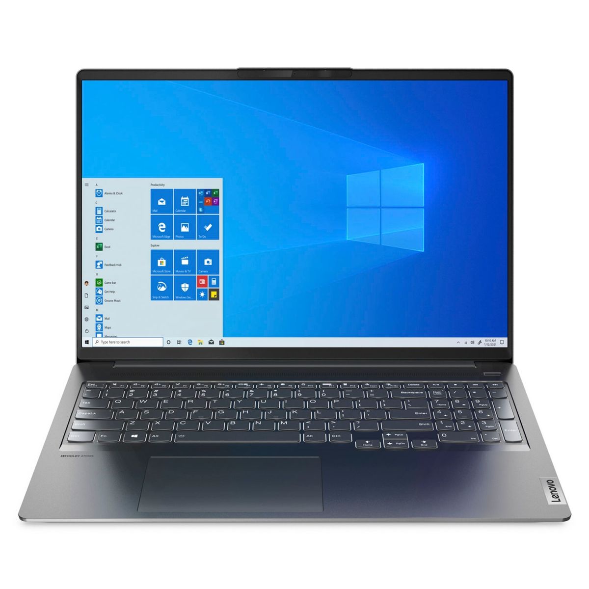 LENOVO - Notebook Ideapad 5 Pro AMD Ryzen 7 16GB RAM 1TB SSD NVIDIA GeForce GTX1650 4GB 16" WQHD 16:10