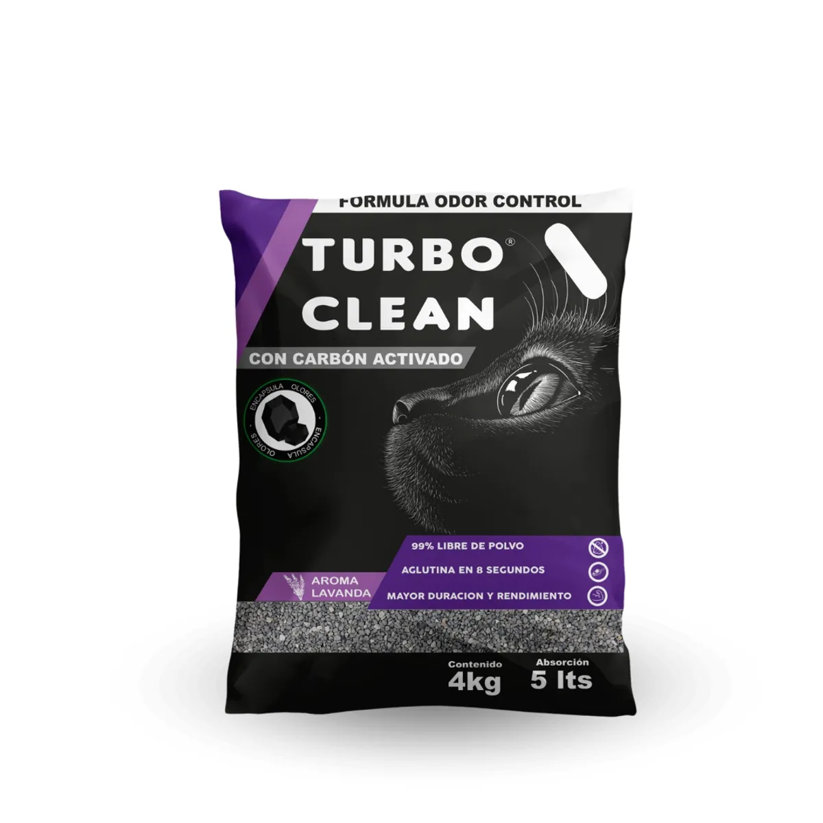 TURBO - Arena Sanitaria Turbo Clean Formato 4 Kg