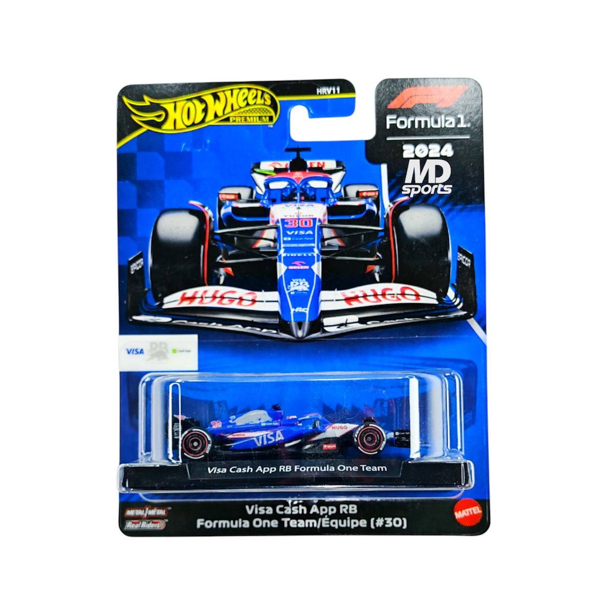 HOT WHEELS - Auto Formula 1 Visa Cash RB #30 2024 Liam Lawson HotWheels Premium 1:64