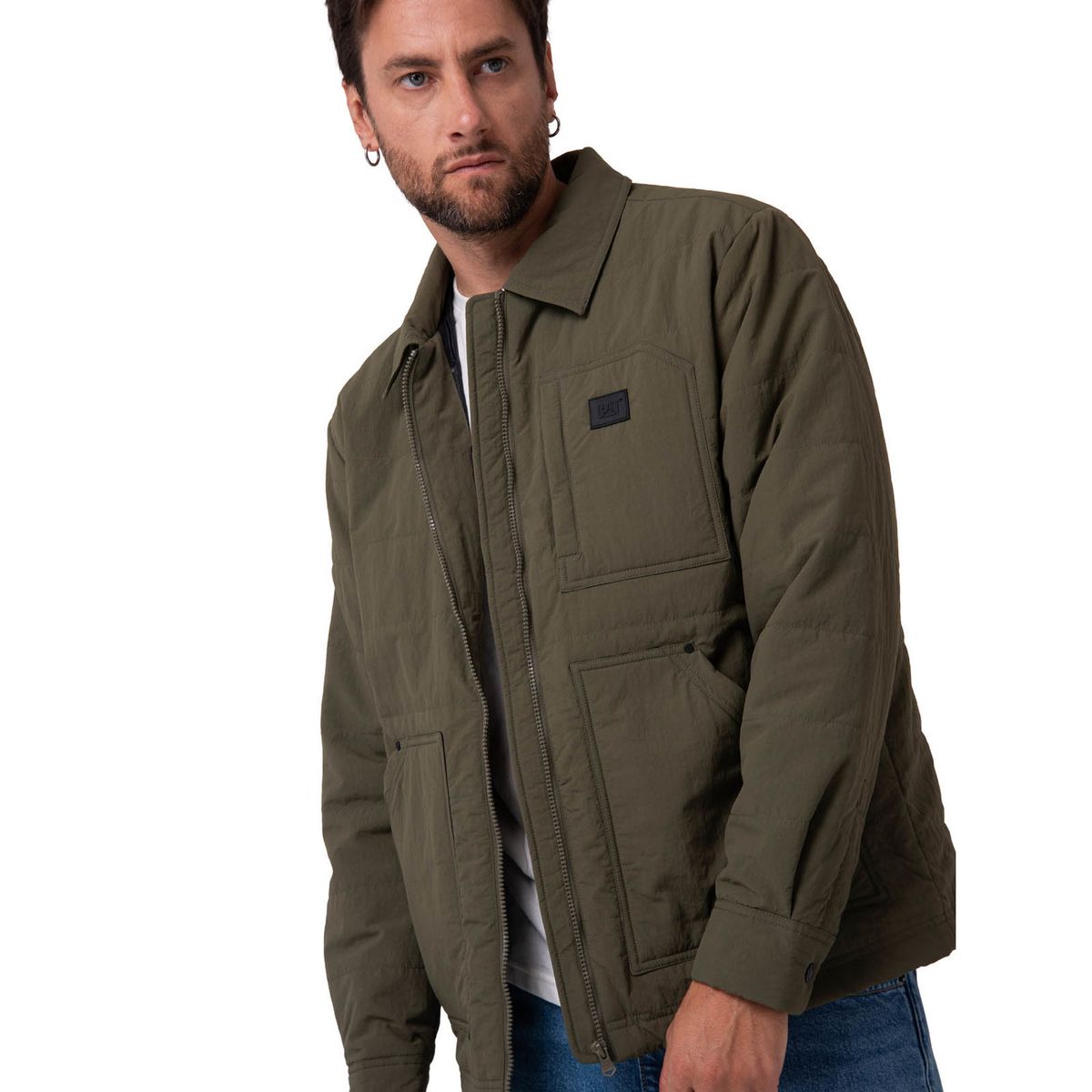 CAT - Chaqueta Hombre Work Jacket Verde CAT