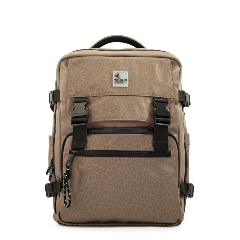 Mochila de viaje college taupe Marron TALLA UNICA