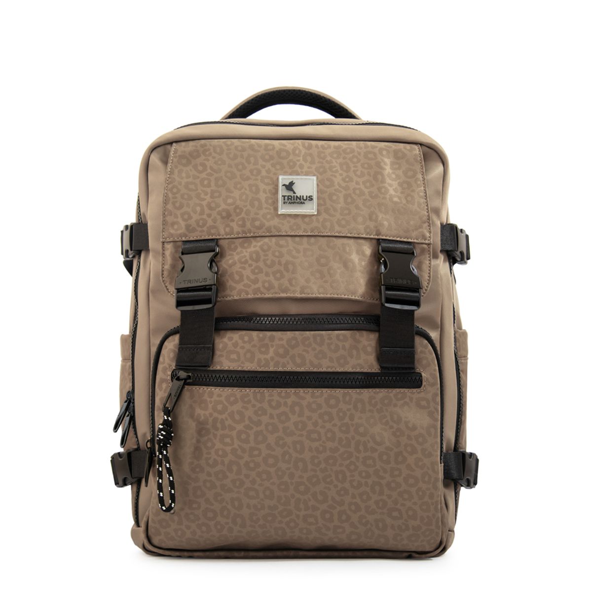 TRINUS - Mochila travel college taupe