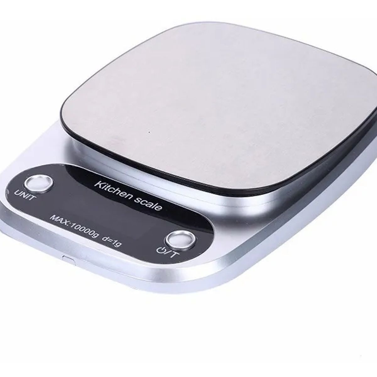 GENERICO - Balanza Peso Pesa Digital Cocina Comercio Gramera 10 Kg Gris 10 Kg