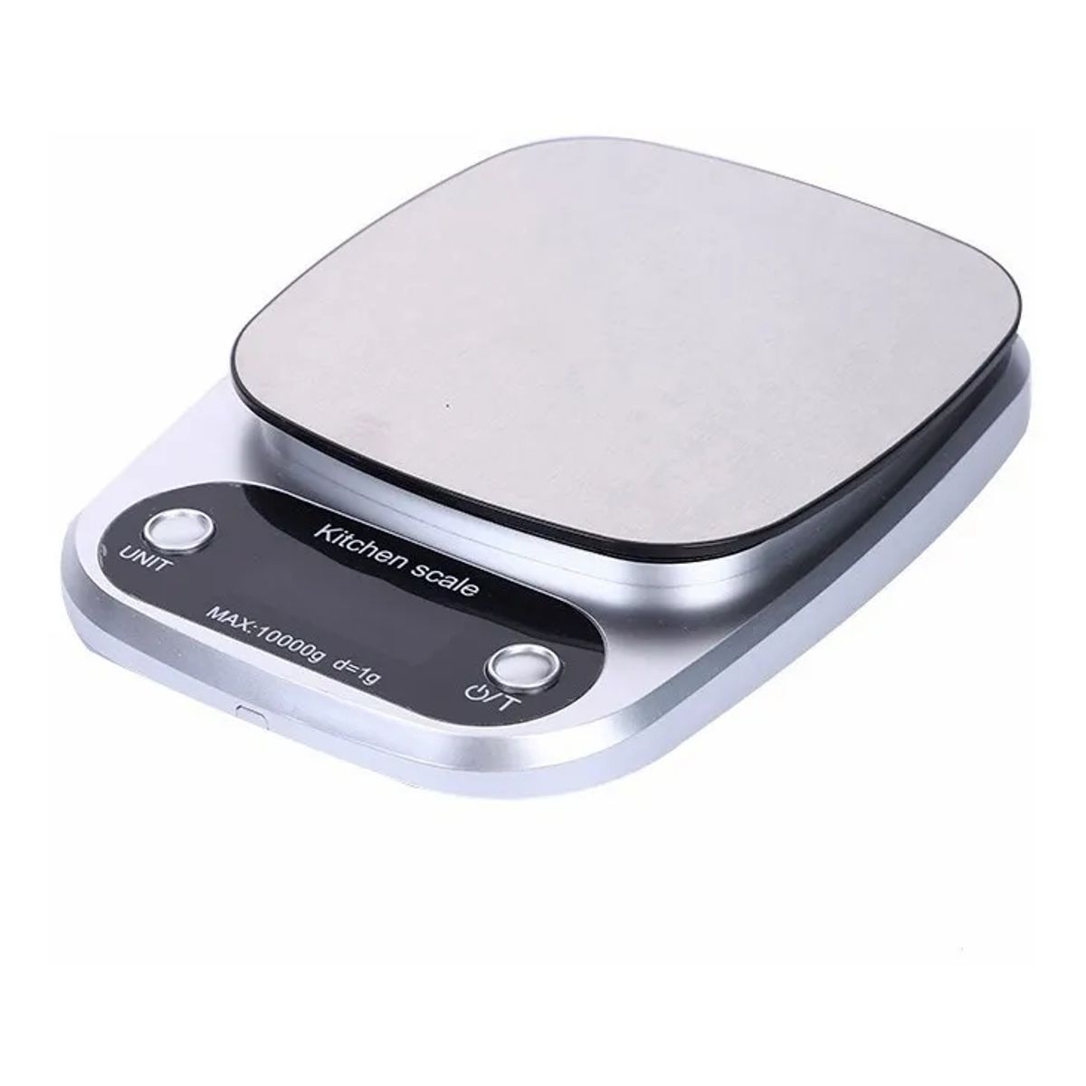 GENERICO - Balanza Peso Pesa Digital Cocina Comercio Gramera 10 Kg Gris 10 Kg