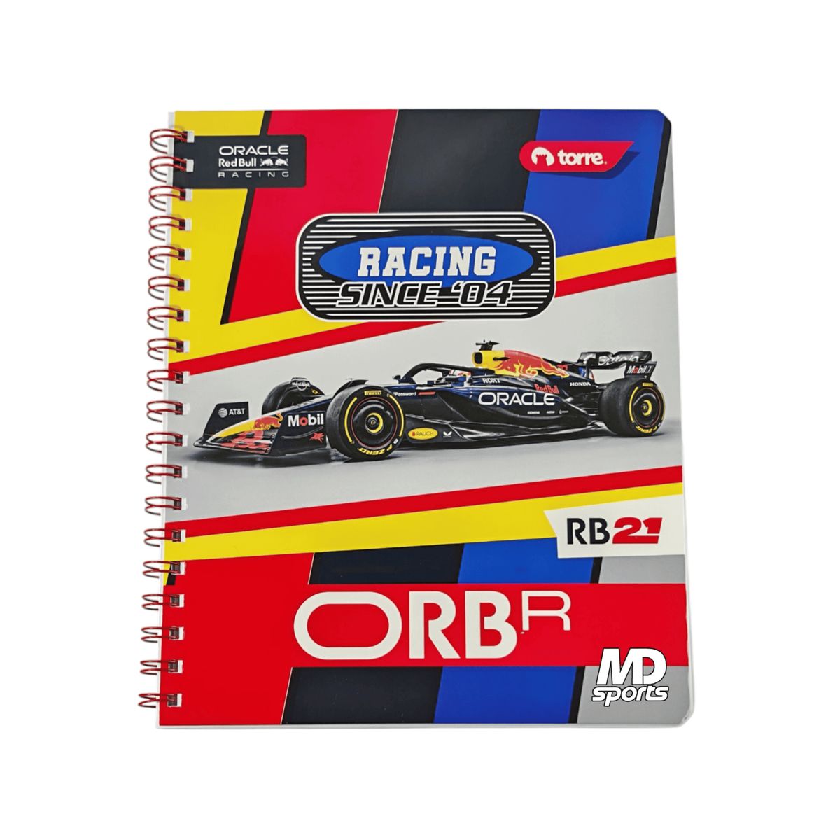 TORRE - Cuaderno Universitario Torre RedBull Racing 2025 100 hojas