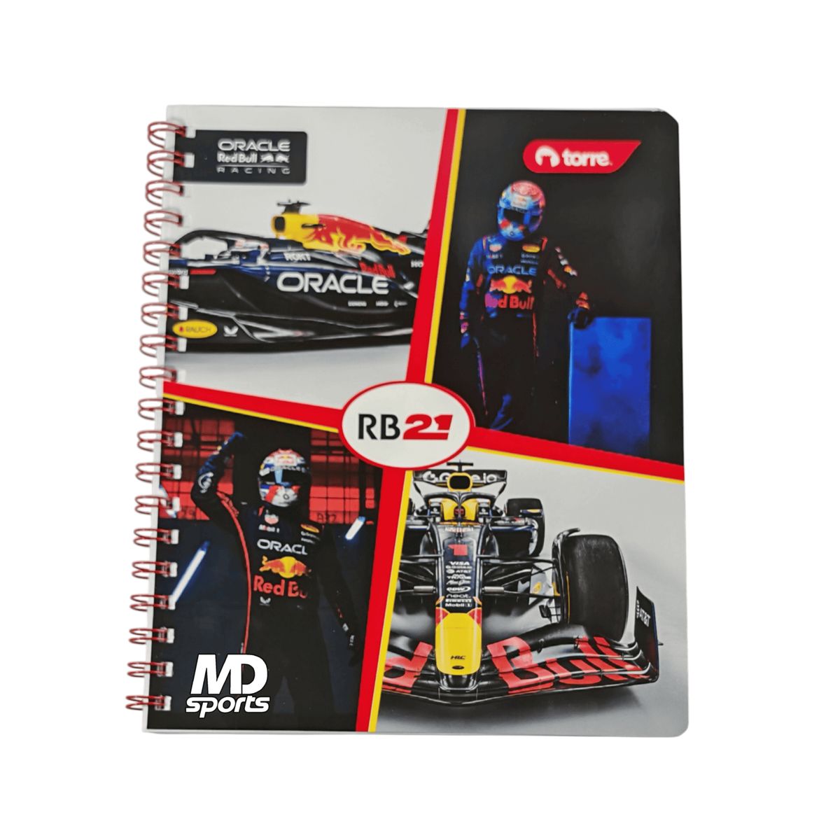 TORRE - Cuaderno Universitario Torre RedBull Racing 2025 100 hojas
