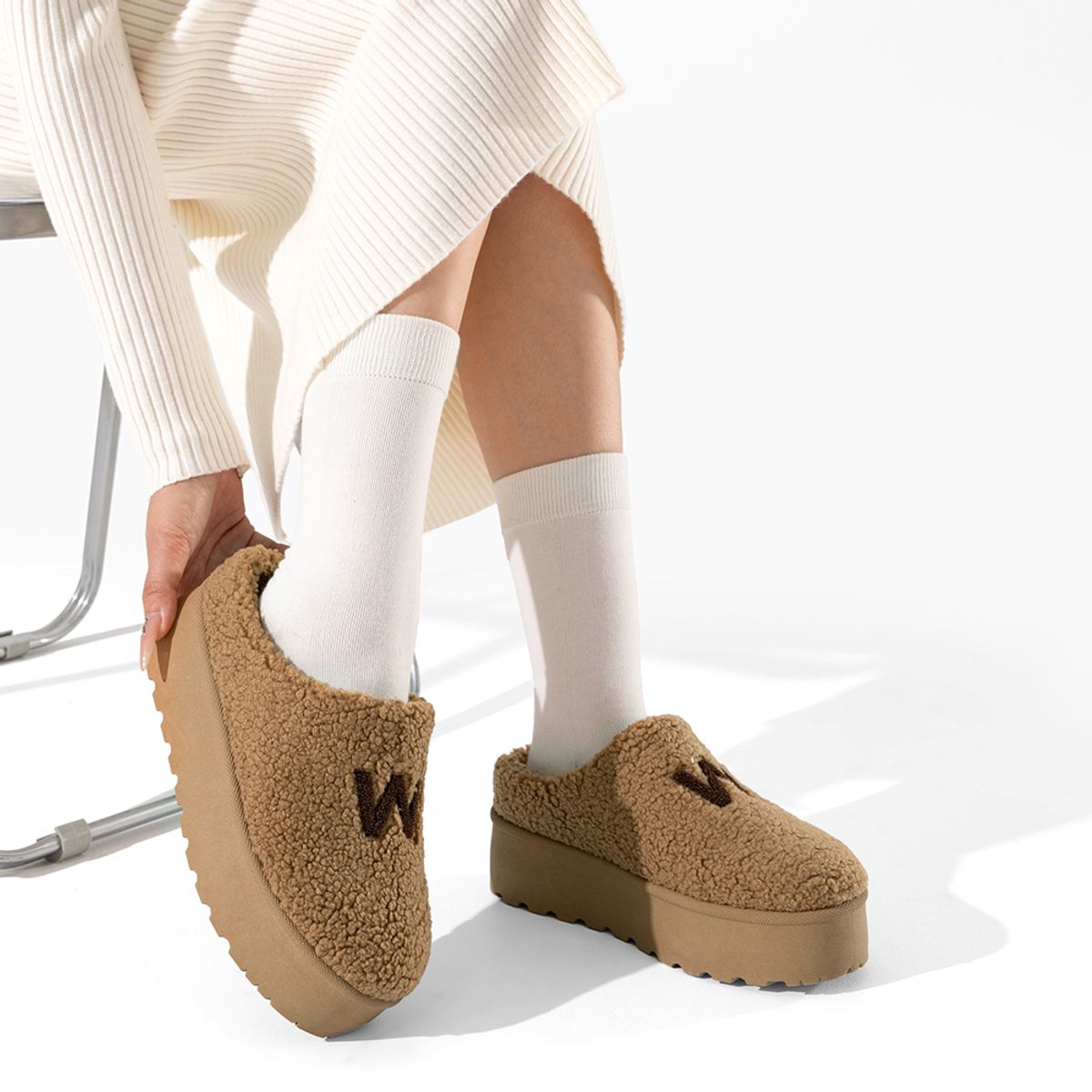 WEIDE - Zueco tipo Pantufla Casual Mujer Comodo Moda Weide SL27