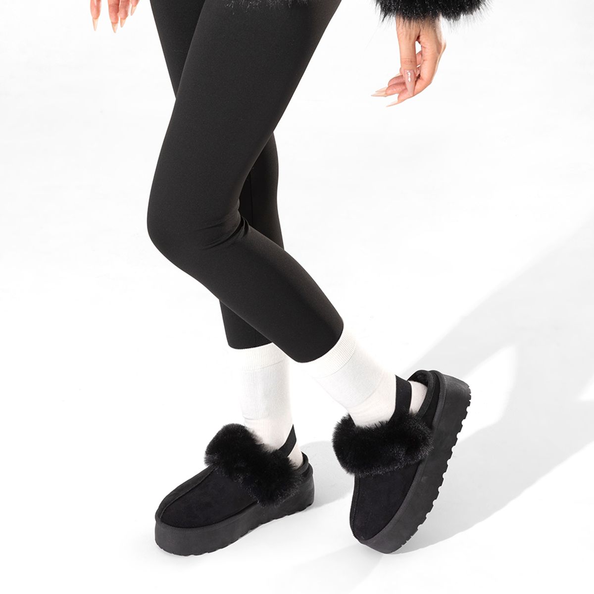 WEIDE - Zueco tipo Pantufla Casual Mujer Moda Con Felpa Weide SL26
