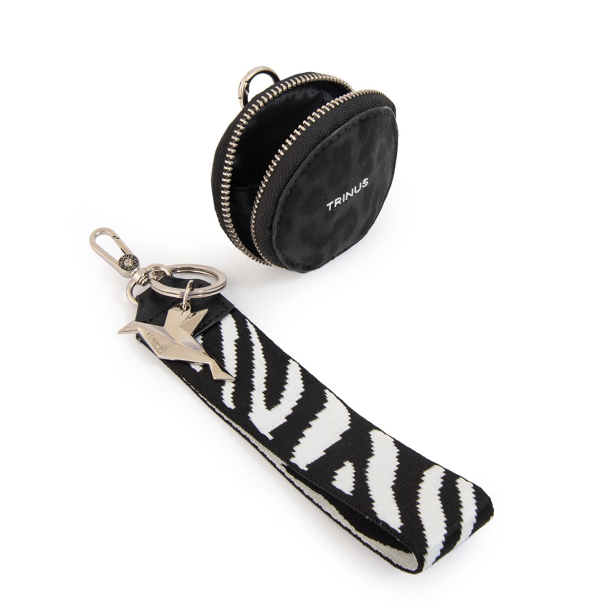 TRINUS - Hanging monedero solara negro