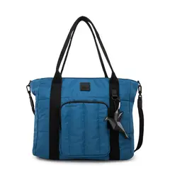 TRINUS - Cartera tote porta notebook florence mediana denim