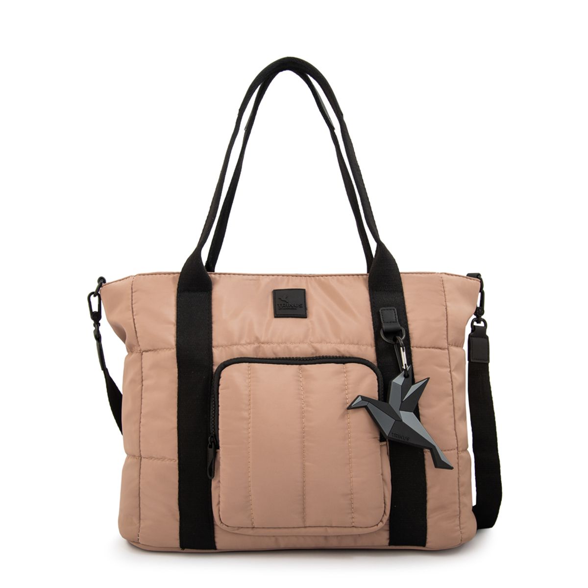 TRINUS - Cartera tote porta notebook florence mediana beige