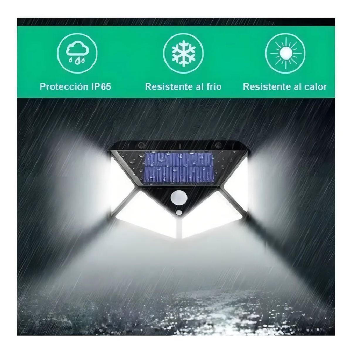 GENERICO - Foco solar sensor de movimiento BK-100