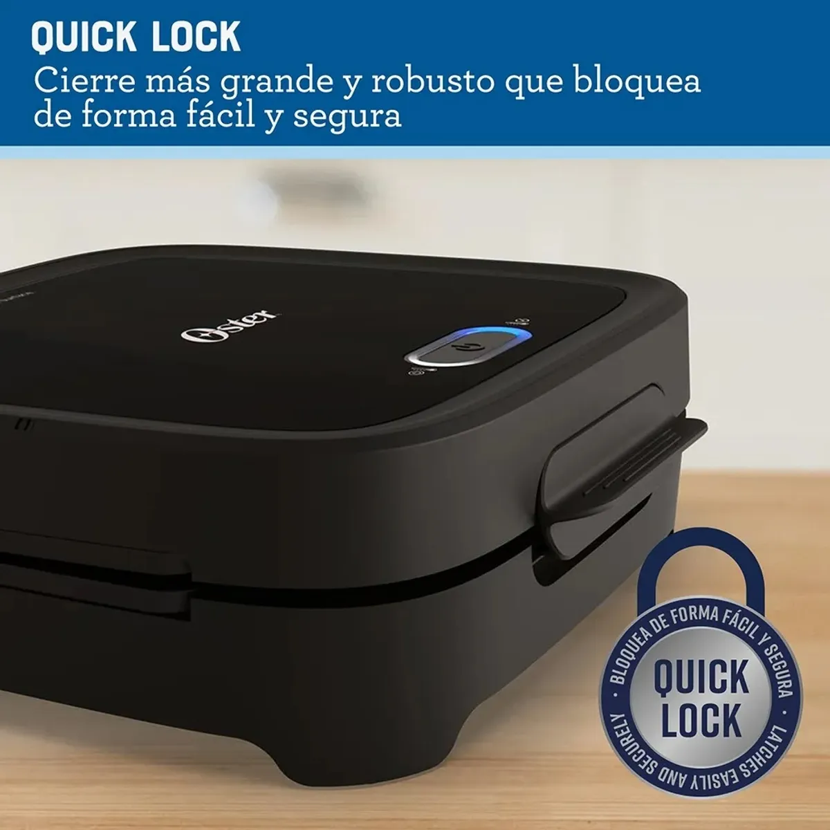 OSTER - Sandwichera Oster Compacta con Platos Hondos Antiadherentes  Ideal para Sándwiches Más Rellenos