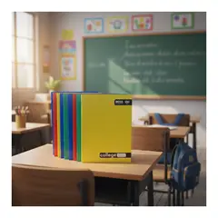 EKOL TACTICA MILITAR - Pack 10 Cuadernos Ross Collage 5mm 100 Hojas 24.5x18 Cm