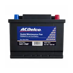 GENERICO - Bateria de Auto 62AH Positivo Derehco 550CCA S47-7