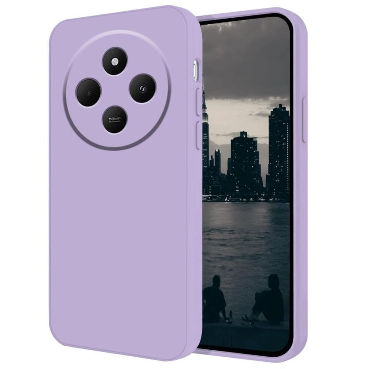 GENERICO - Carcasa Funda Para Xiaomi 14c 5g Silicona Lila