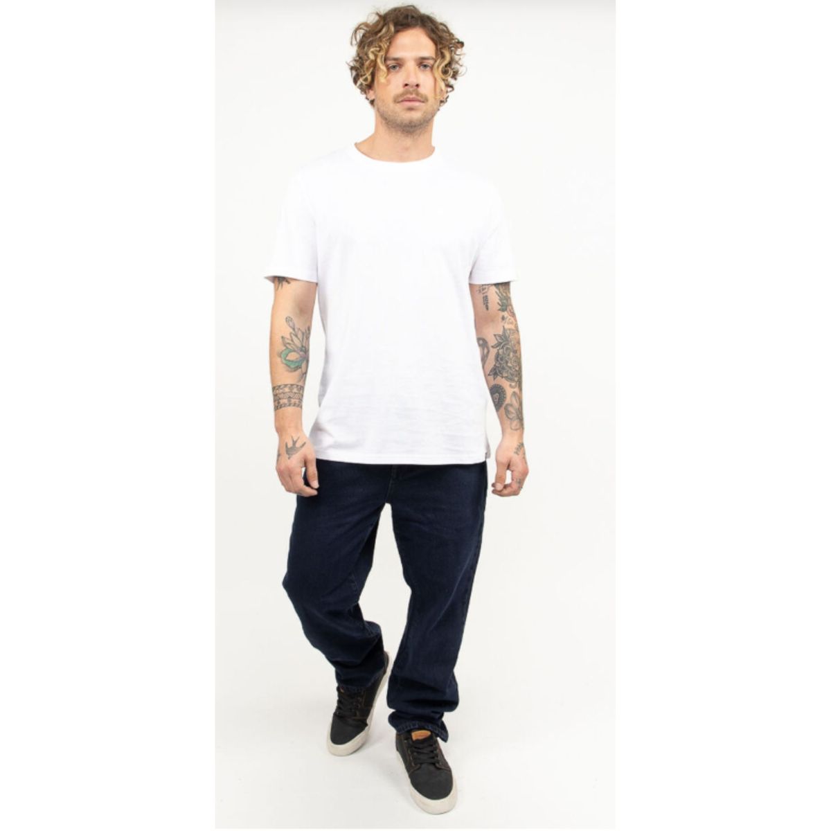 LIKE SHOP - Polera Manga Corta Algodón Unisex Larga Cuello Polo 9876
