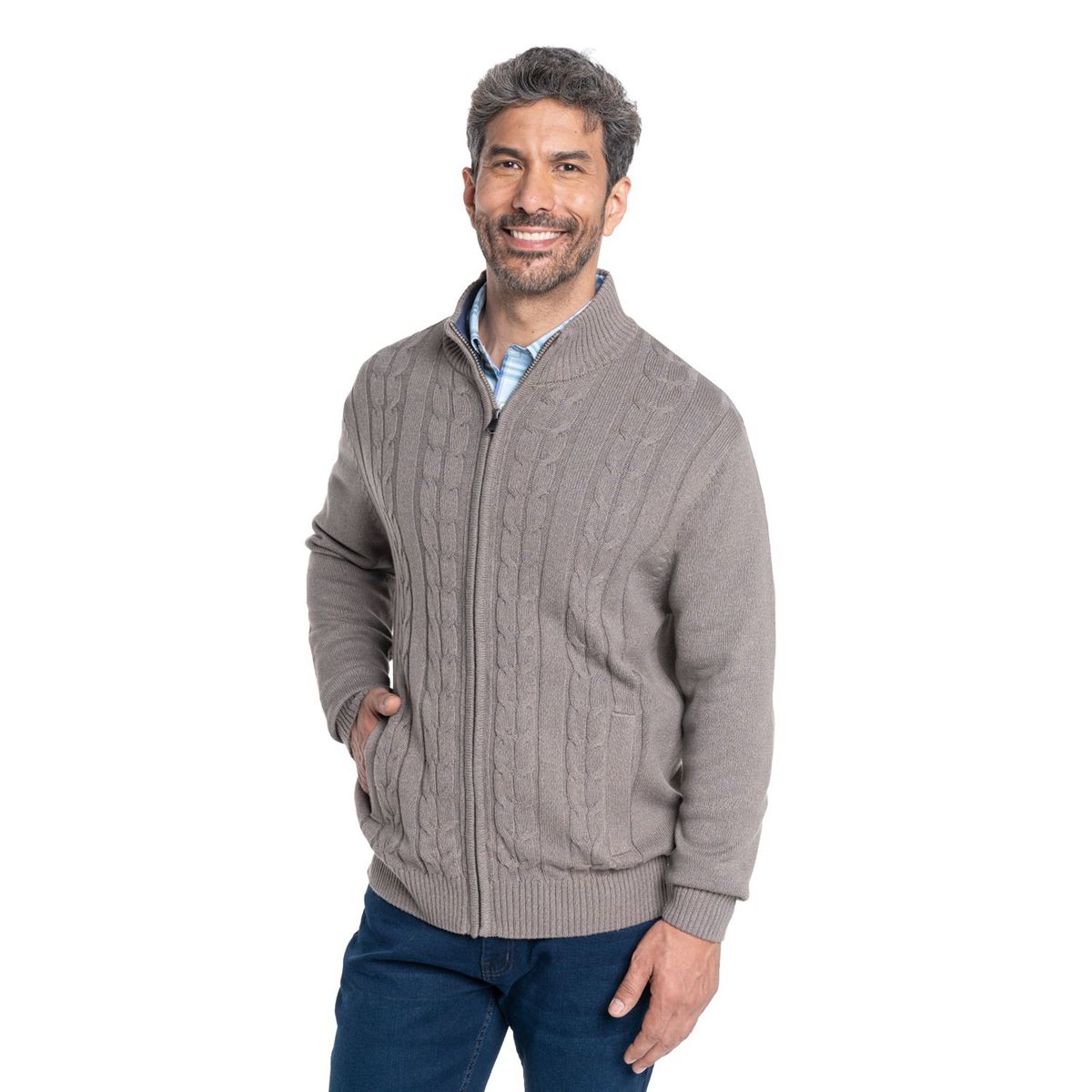 KOTTING - Sweater Cierre Completo Hombre
