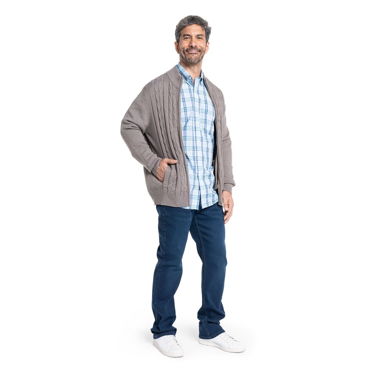 KOTTING - Sweater Cierre Completo Hombre