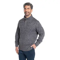 KOTTING - Sweater Cuello Botones Hombre