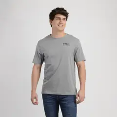 O'NEILL - POLERA MANGA CORTA GLYPHS GRIS