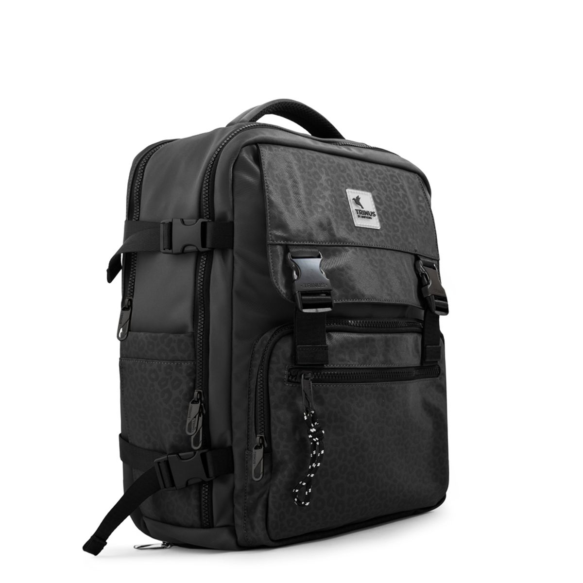 TRINUS - Mochila travel college negro