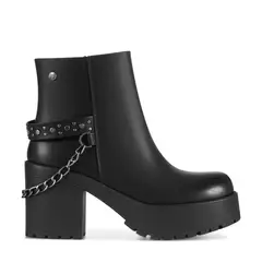 WEIDE - Botín Taco Mujer Negro Urbano PU CZY567