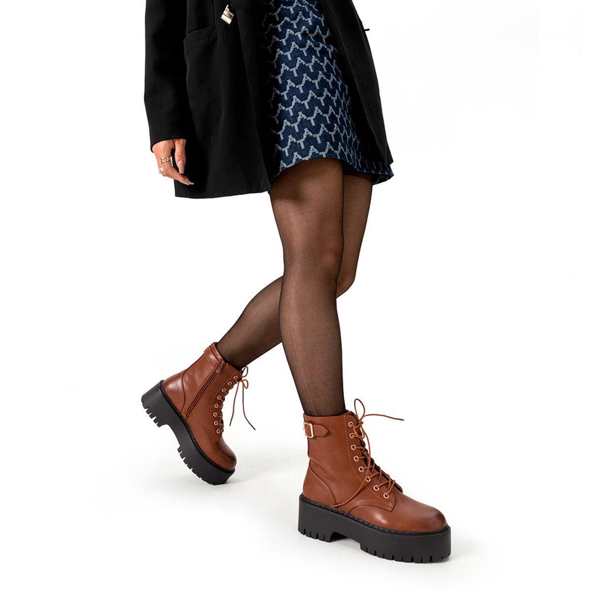 WEIDE - Botin Camel Casual Mujer Weide CZY585