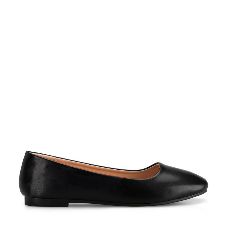 Ballerinas Eco Cuero Negro Casual Mujer GH81