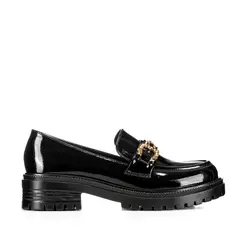 WEIDE - Mocasin Negro Formal Mujer JN20-2