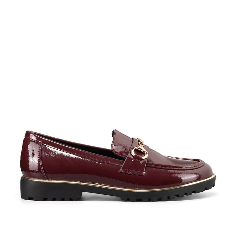 Mocasin Casual Mujer Vintage Clasico Charol JN712