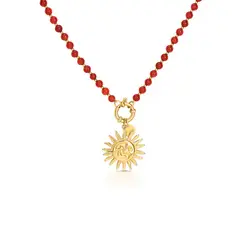 ONE DESIGNED IN LISBON - Collar Neckmess Carmela Red