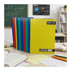 EKOL TACTICA MILITAR - Pack 10 Cuadernos Ross Collage 5mm 100 Hojas 24.5x18 Cm