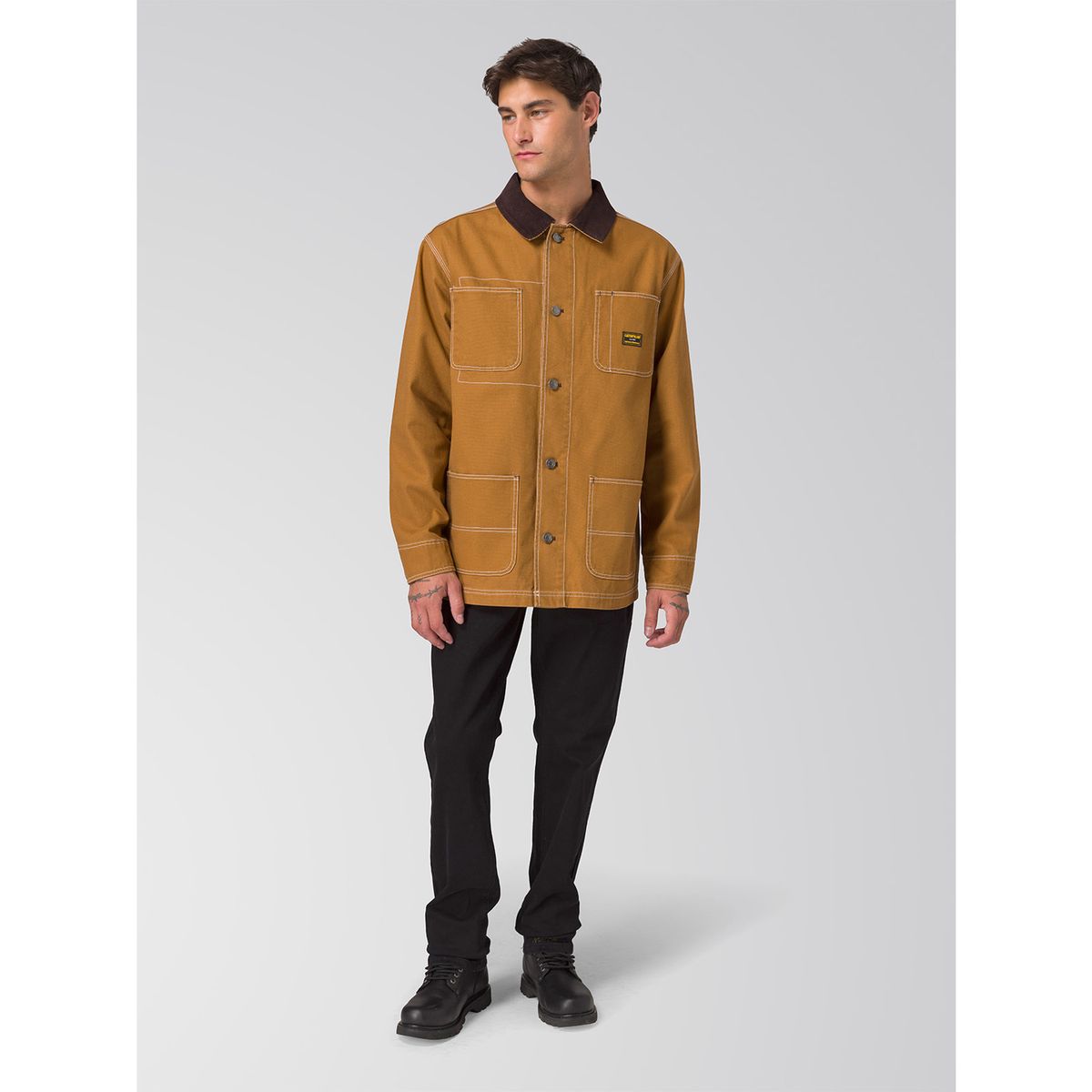 CAT - Chaqueta Hombre Canvas Chore Café CAT
