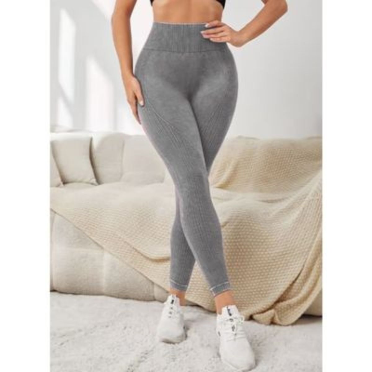 LIKE SHOP - Calza Mujer Deportiva Fitness Gym Tiro Alto Levanta Cola 9002