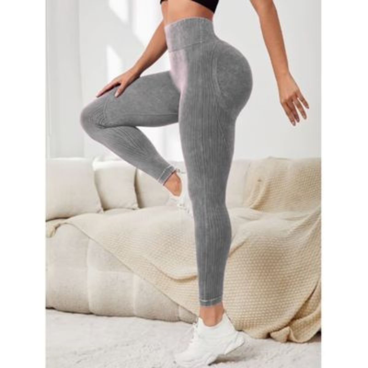 LIKE SHOP - Calza Mujer Deportiva Fitness Gym Tiro Alto Levanta Cola 9002