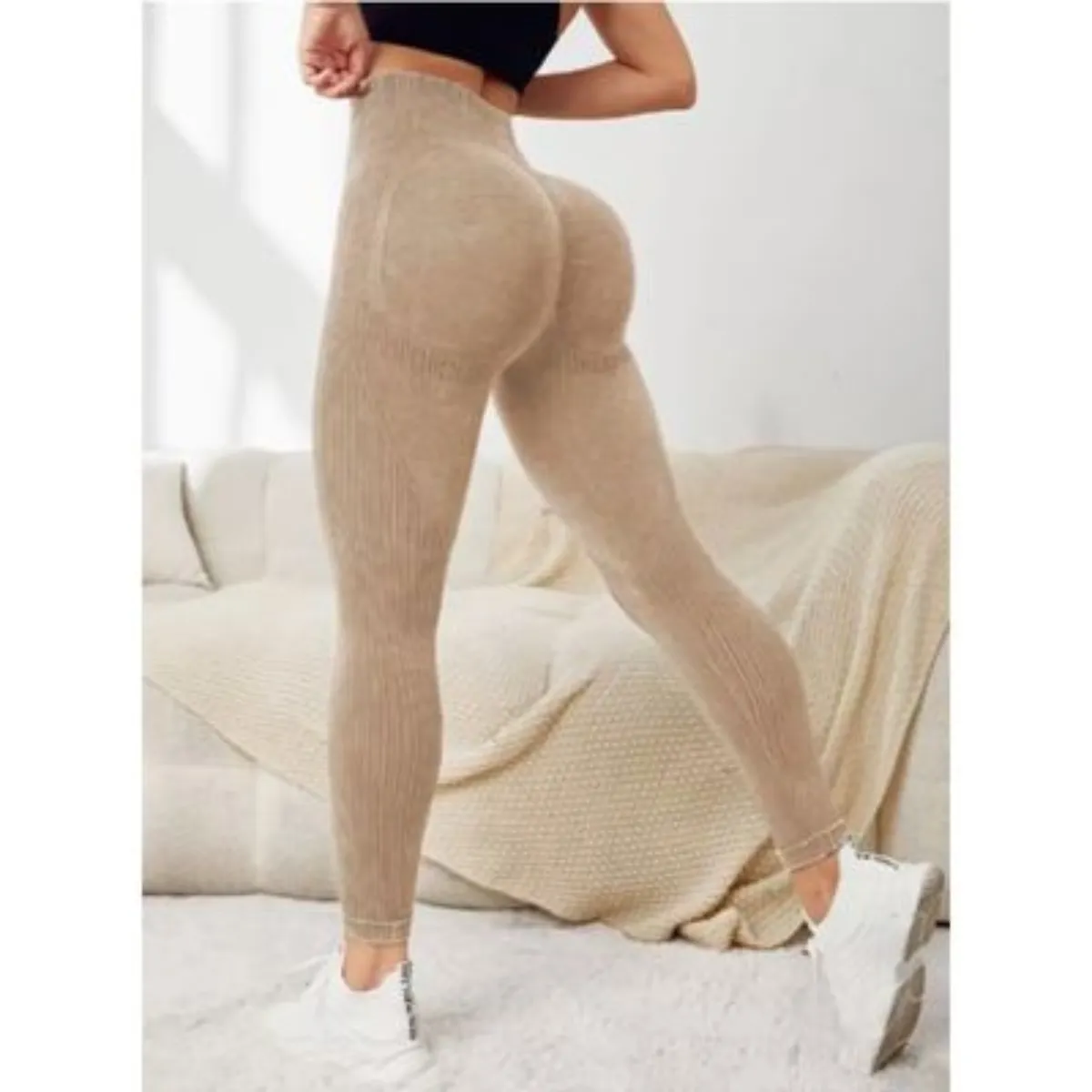 LIKE SHOP - Calza Mujer Deportiva Fitness Gym Tiro Alto Levanta Cola 9002