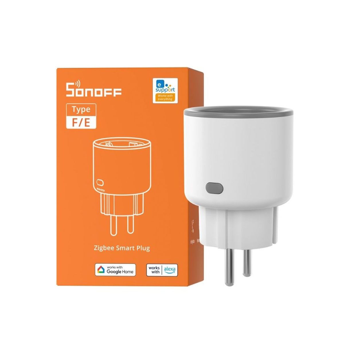 SONOFF - Enchufe Zigbee con Medición de Energía Sonoff S60 ZB 16A