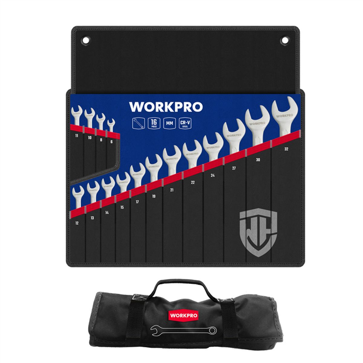WORKPRO - SET LLAVE DE PUNTA Y CORONA 16PCS WORKPRO