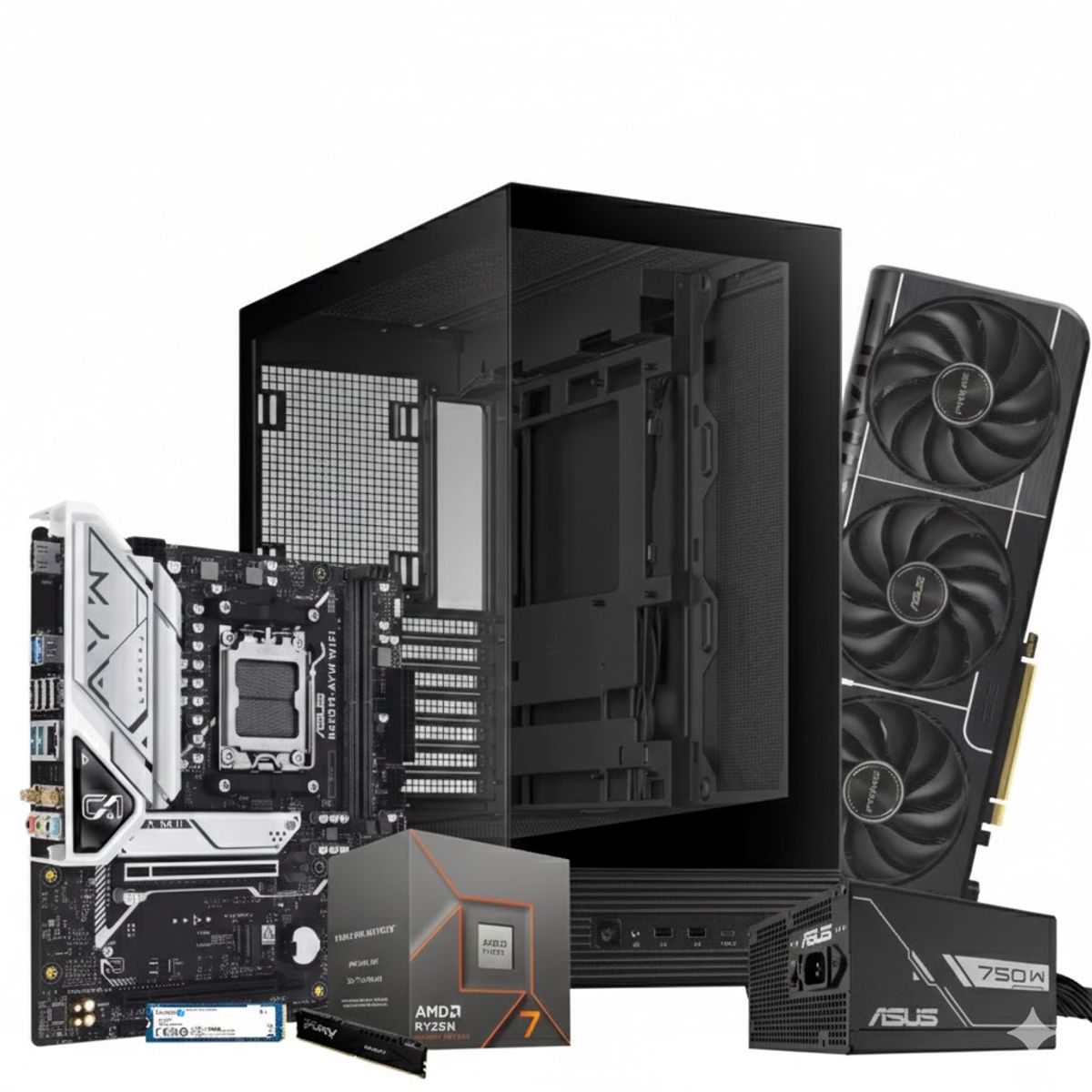 GENERICO - PC GAMER GOLD - AMD Ryzen 7 8700F - ASUS B650M-AYW WIFI