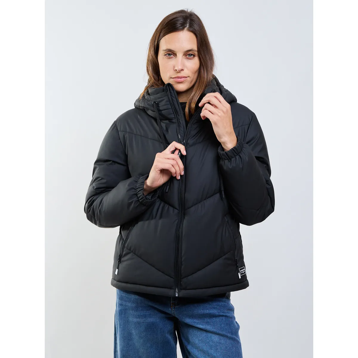 MAUI AND SONS - Parka Almondine Negro Mujer Maui And Sons