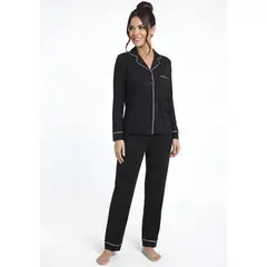 KAYSER - Pijama de mujer Super Soft 601607M-NEG
