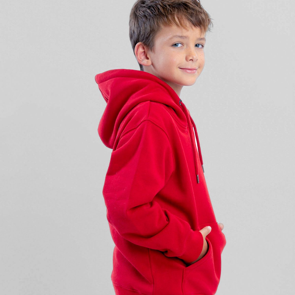 MAUI AND SONS - Poleron Canguro Deepsea Rojo Infantil Maui And Sons