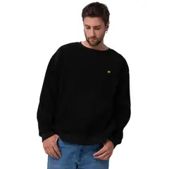 CAT - Polar Hombre Sherpa Crewneck Negro