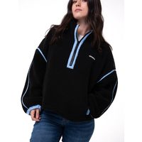 Polar Mujer Relaxed Half Zip Negro
