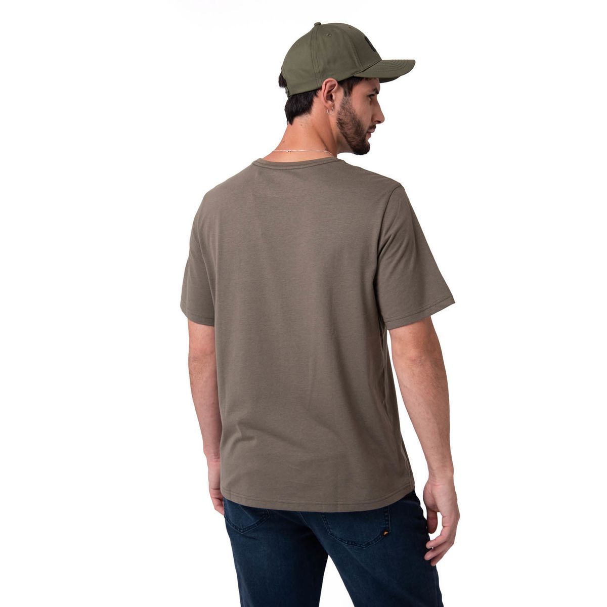 CAT - Polera Manga Corta Hombre Sales And Service Verde CAT