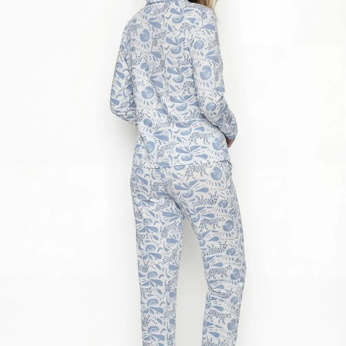 KAYSER - Pijama de mujer Algodón 601610M-AZU