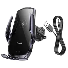 HOCO - Soporte De Auto Carga Inalambrica Para Celular Ca202
