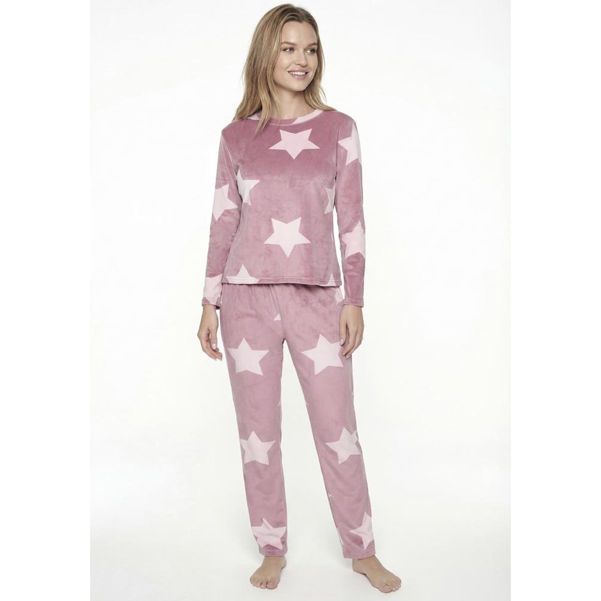 KAYSER - Pijama de mujer Plush 601616M-ROS